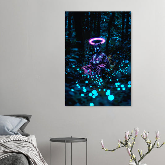 Poster - The Watcher of the Neon Forest