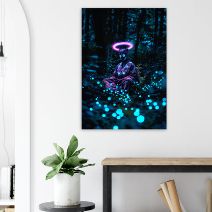 Poster - The Watcher of the Neon Forest