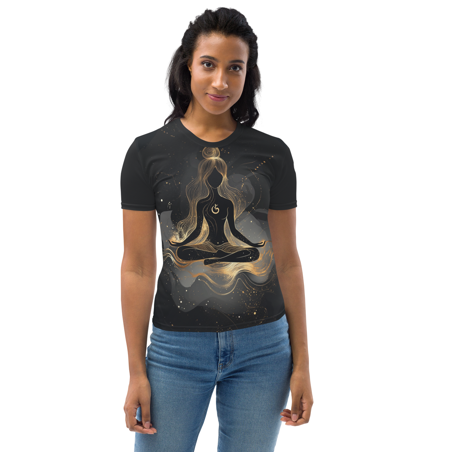 Yoga T-shirt - Golden yogi