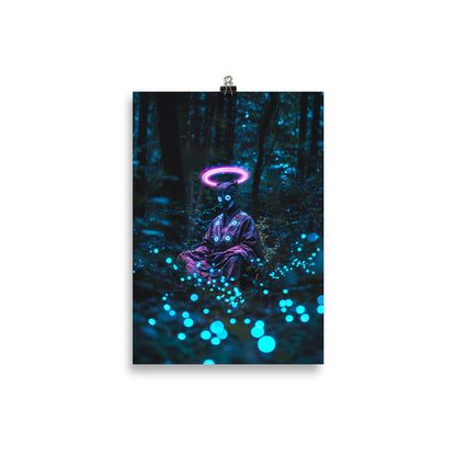 Poster - The Watcher of the Neon Forest