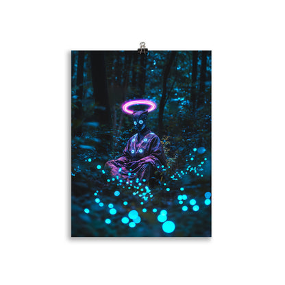 Poster - The Watcher of the Neon Forest