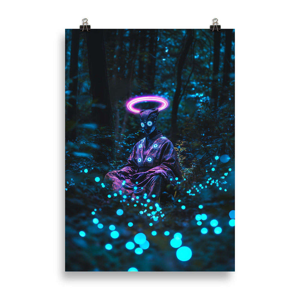 Poster - The Watcher of the Neon Forest