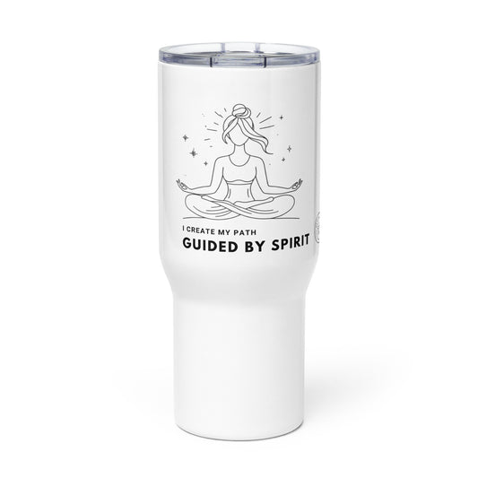 Premium Travel Mug - Guided by spirit