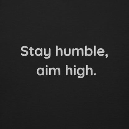 Sweatshirt - Stay humble (broderi)