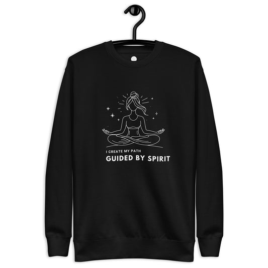 Premium Soft Sweatshirt - Guided by spirit